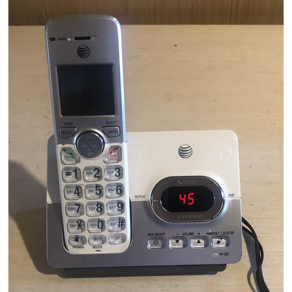 AT&T EL52303 DECT 6.0 Cordless Phone System with Handset and Answering Machine